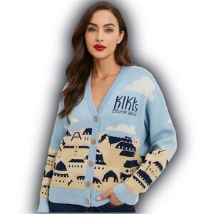 Studio Ghibli Kiki's Delivery Service Scenic Women's Cardigan